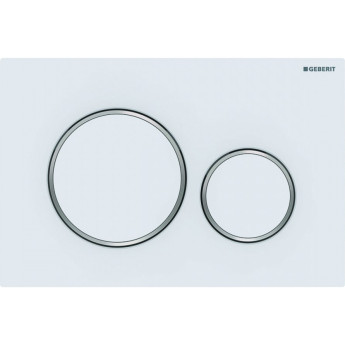 Смывная клавиша GEBERIT SIGMA 20 115.882.JT.1 не остаются отпечатки пальцев